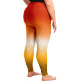 Butch Lesbian Pride Ombre High-Waist Plus Leggings Plus Size Legging - AOP PRIDE MODE